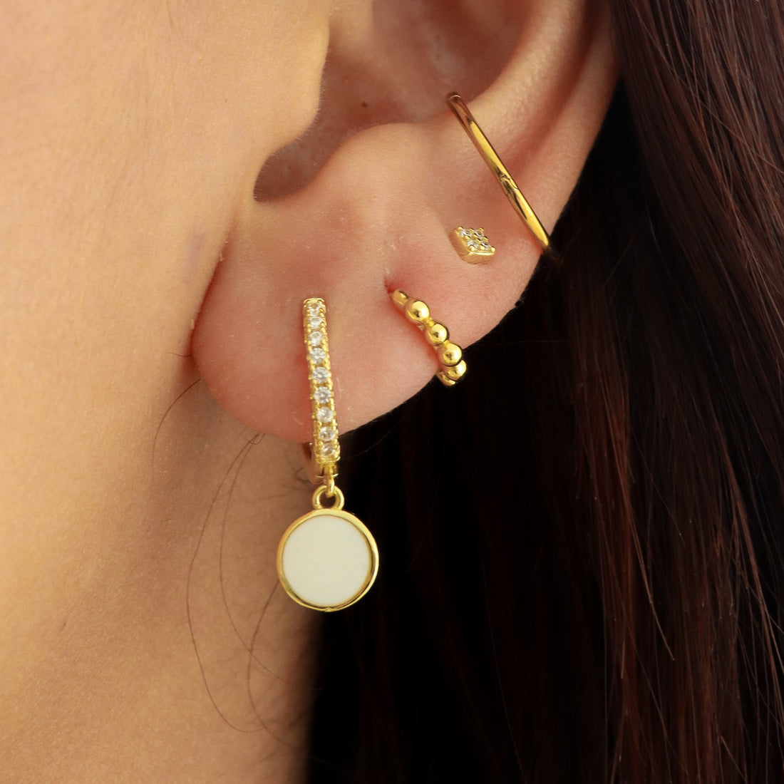 Everly | 18k Gold Hoop Earrings
