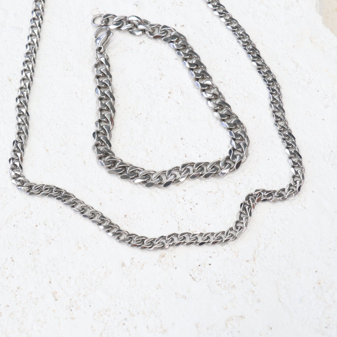 Cuban Stainless Steel Chain Bracelet
