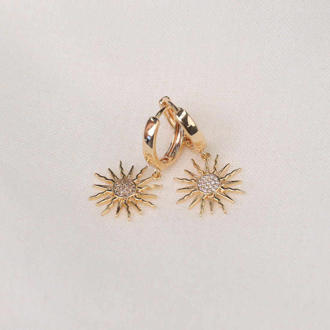 Jemma | 24K Gold Plated & Silver Earrings