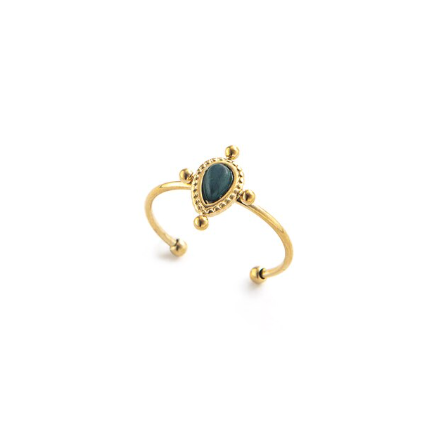 Bree | 14k Gold Plated Adjustable Ring - Boheme Life Collection