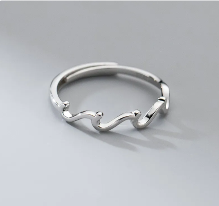 Beach Break | Adjustable Sterling Silver Ring - Boheme Life Collection