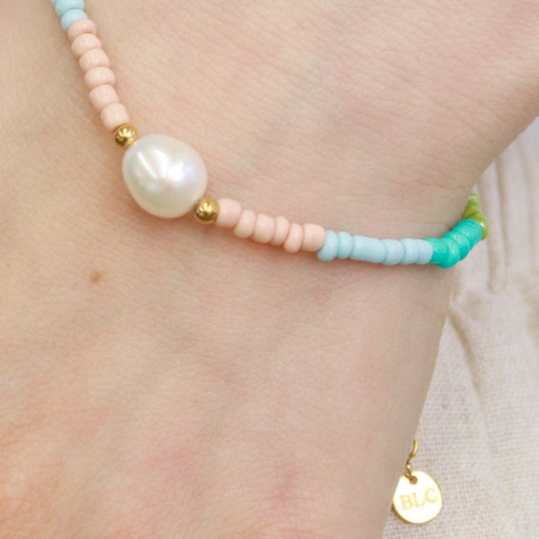 Siargao bracelet | Freshwater Pearl and Bead Bracelet - Boheme Life Collection