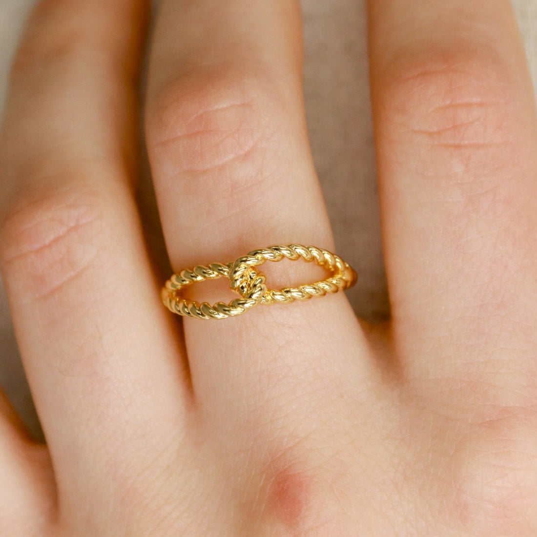 Viti | Gold Plated Adjustable Ring