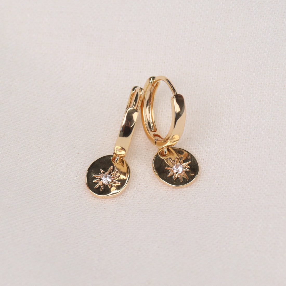 Mausey | 18k Gold Huggie Earrings