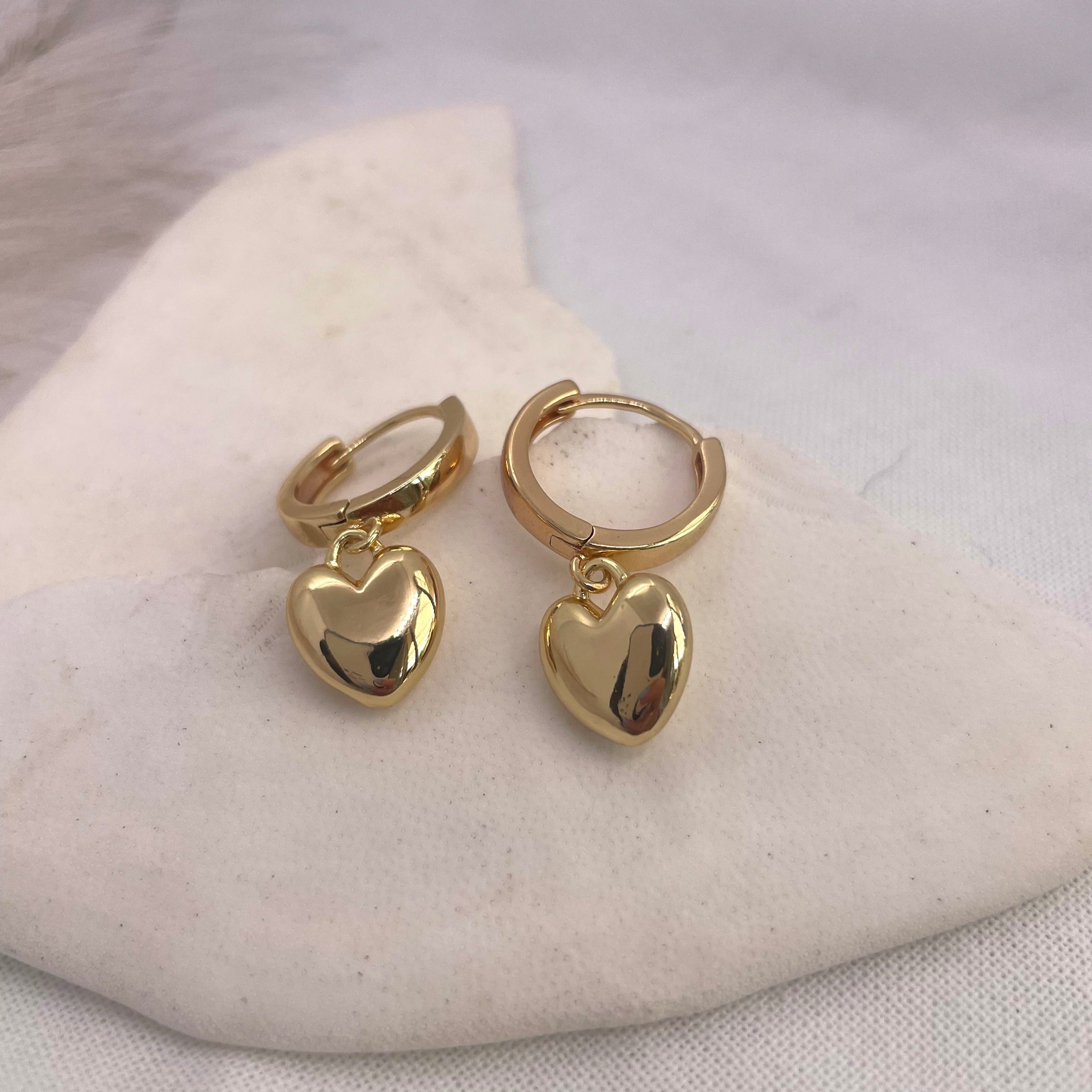 Amora | 24k Gold Plated Hoops - Boheme Life Collection