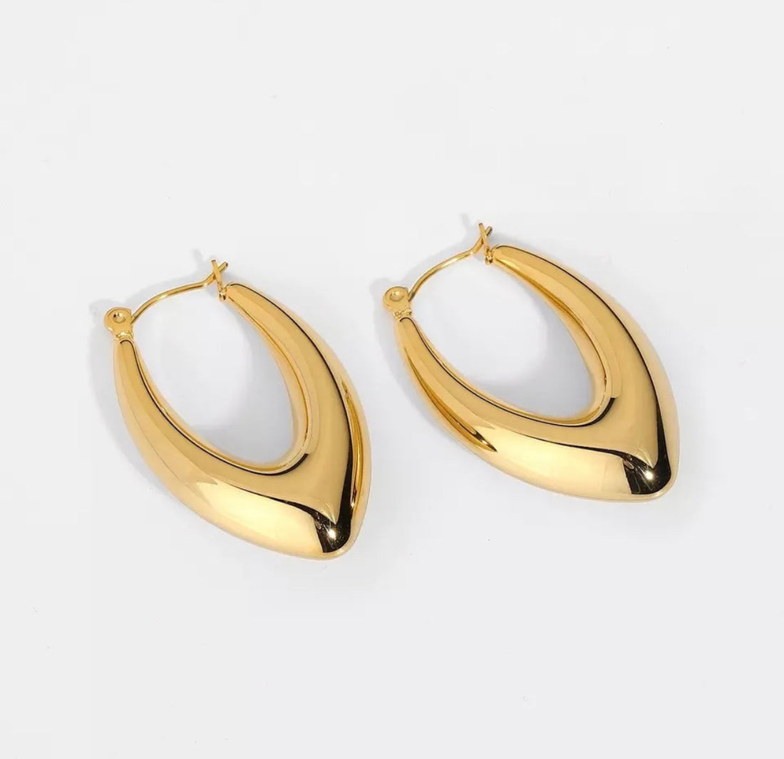 Lily | 18k Statement Gold Earrings - Boheme Life Collection