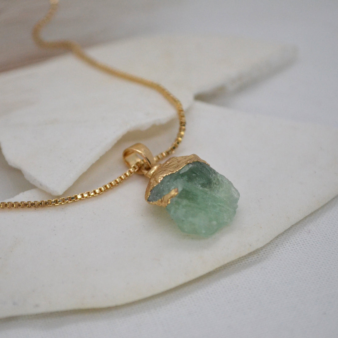 Jade | Adventurine Pendant Necklace - Boheme Life Collection