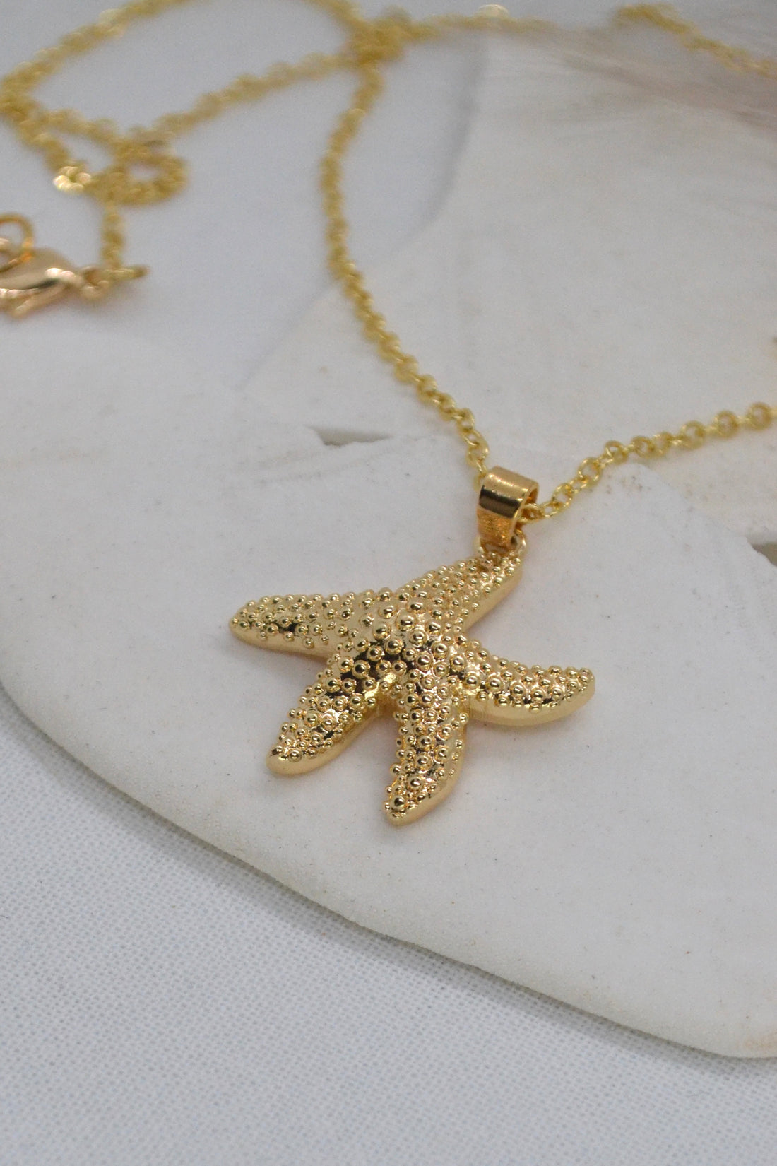Marmion ~ Gold Plated Starfish Neckalce - Boheme Life Collection