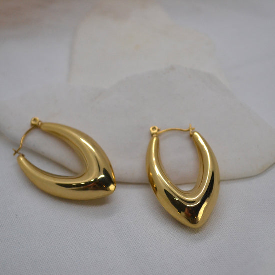 Lily | 18k Statement Gold Earrings - Boheme Life Collection